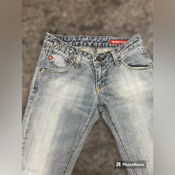 Miss Sixty Eden Style Low Rise Boot Cut Ripped Jeans - 24 - Picture 8 of 16